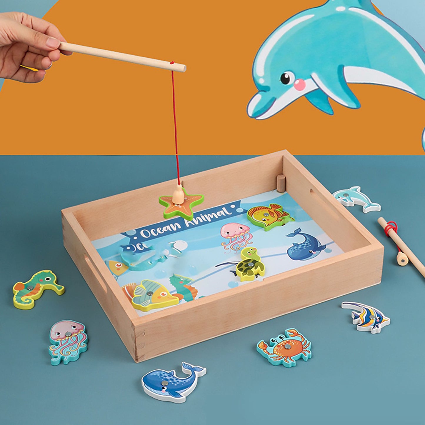 Juego de Pesca Milagrosa Magnetica