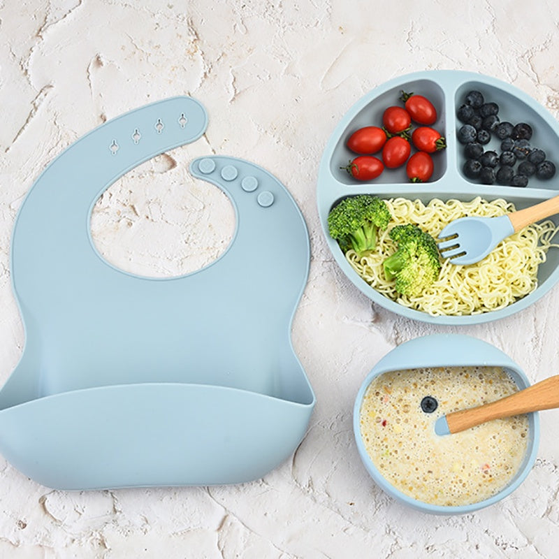 Set de Alimentación infantil silicona