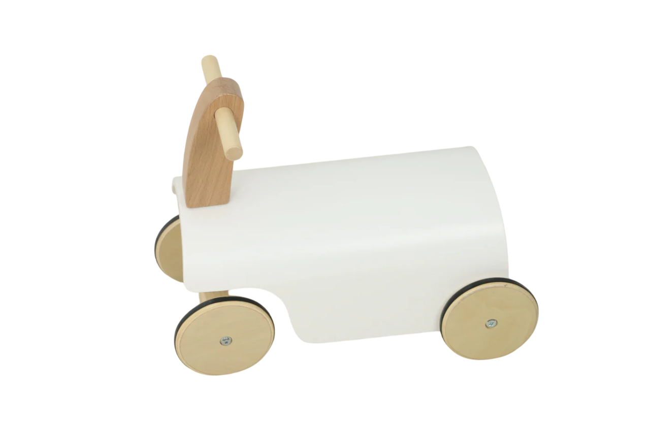 Correpasillos Equilibrio Madera Blanco
