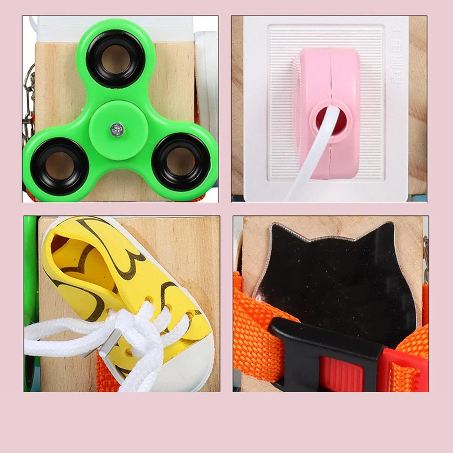 Cubo de juguete montessori Sensorial Spinner