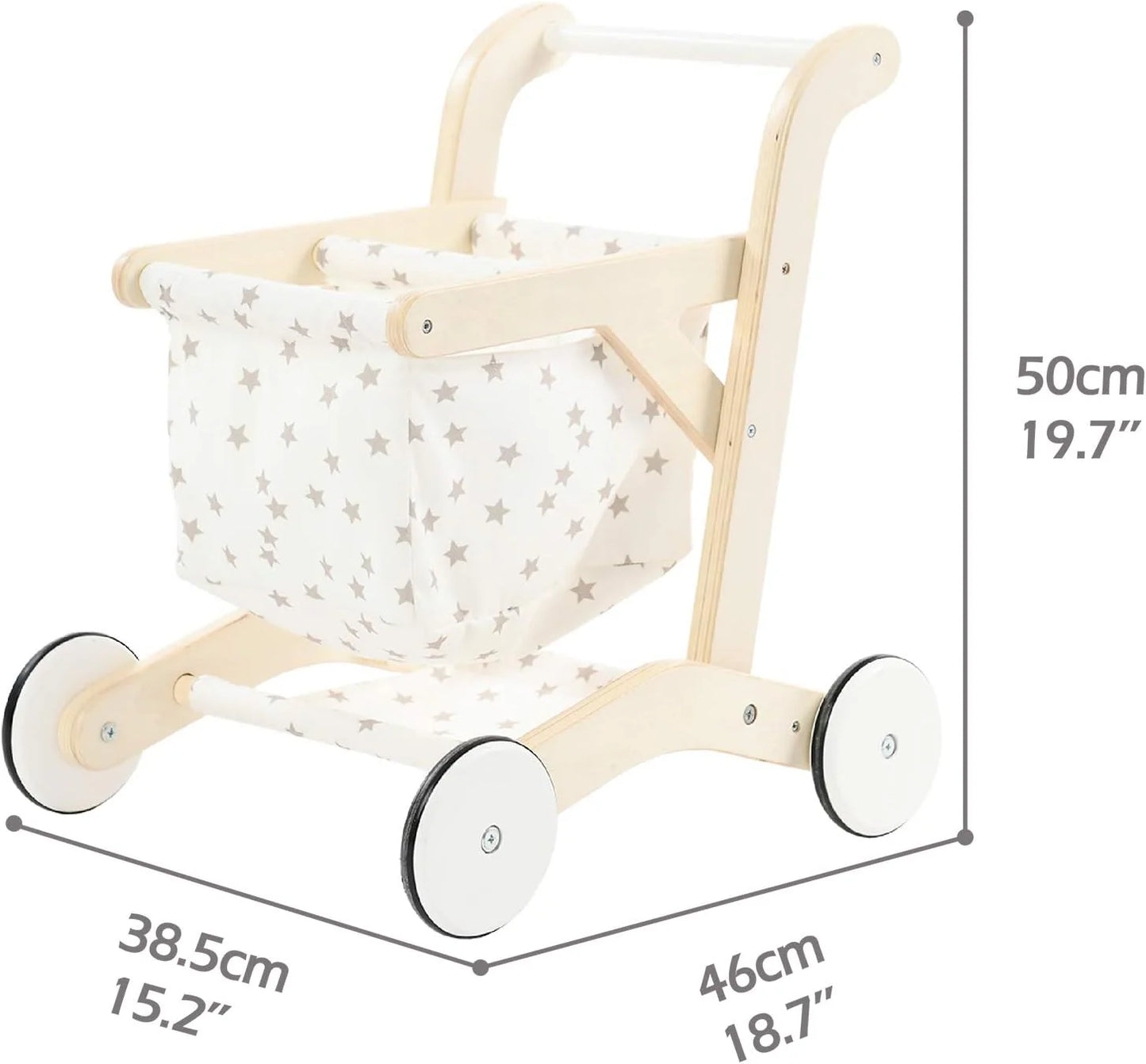 Carrito De Compras Madera