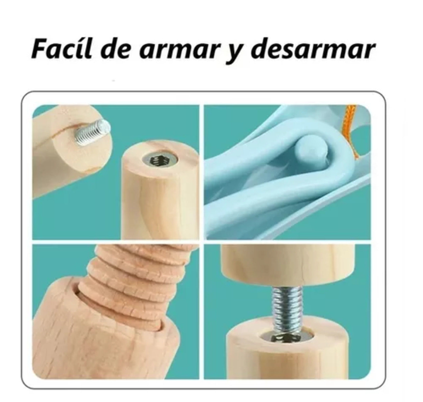 Set De Aseo Y Limpieza Juguete De Madera Para Niños