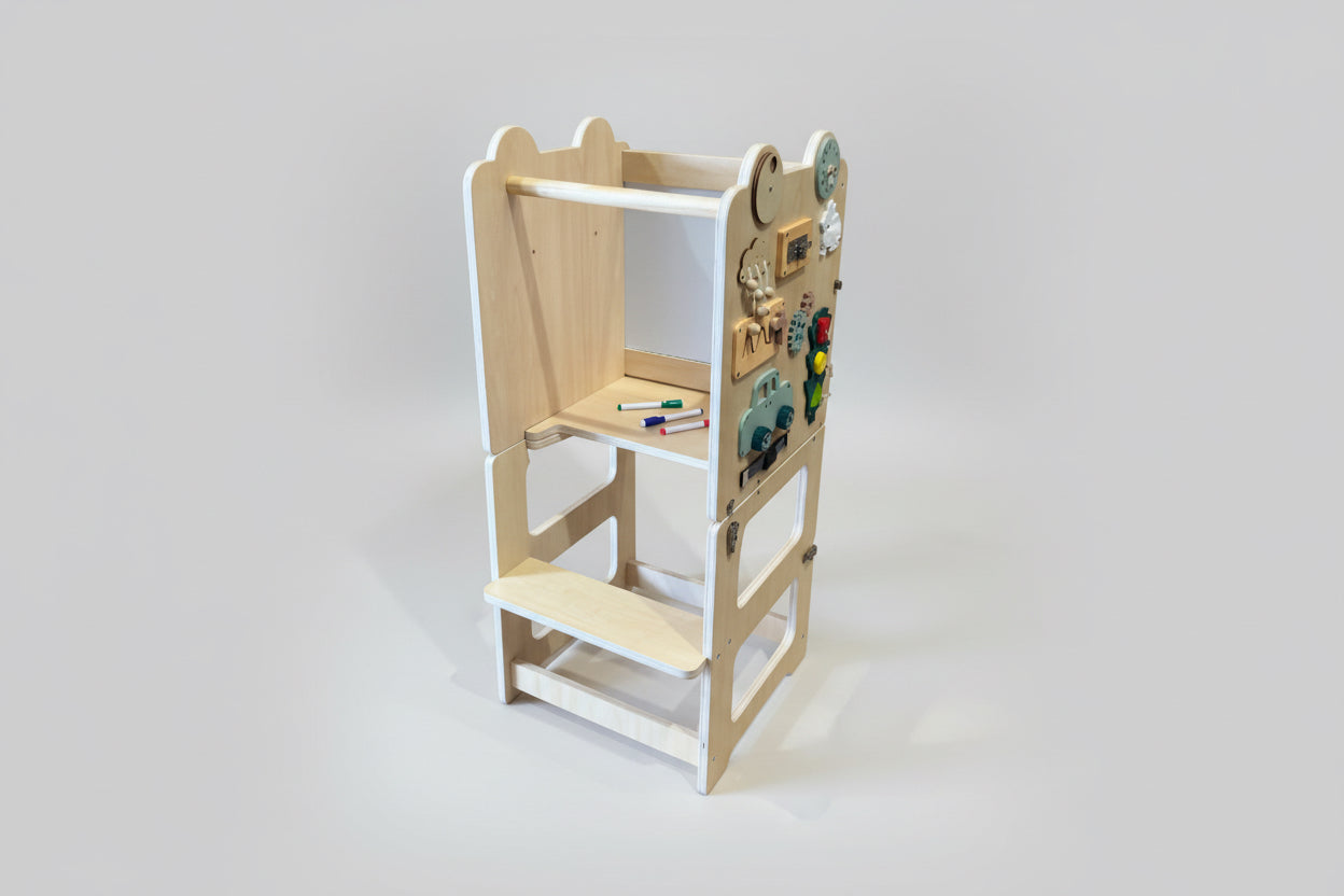 Torre de aprendizaje sensorial Escritorio Montessori