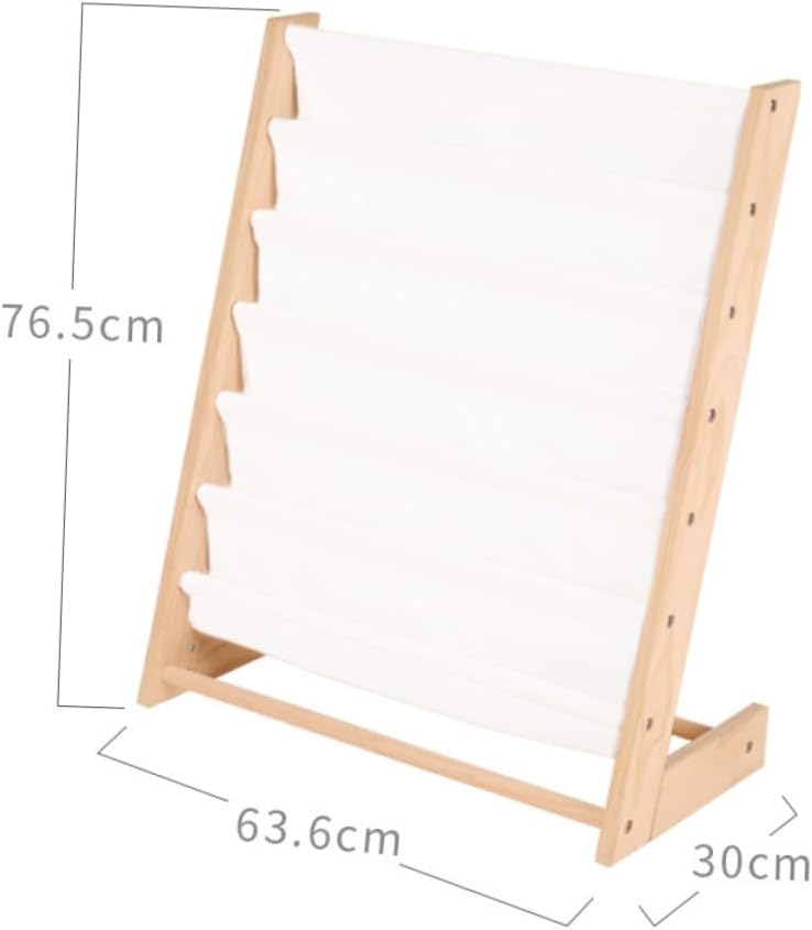 Librero Montessori Tela y Madera