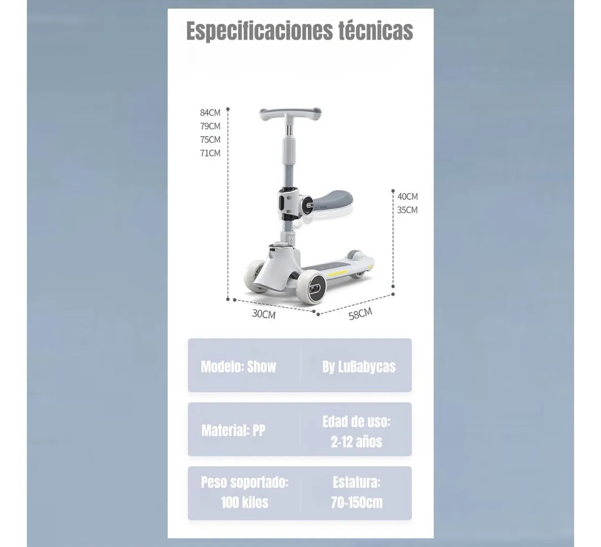 Scooter 2 en 1