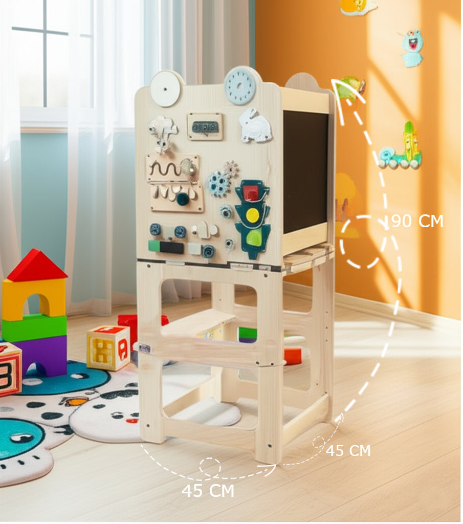 Torre de aprendizaje sensorial Escritorio Montessori