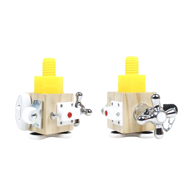 Cubo de Juguete Montessori Sensorial Llave