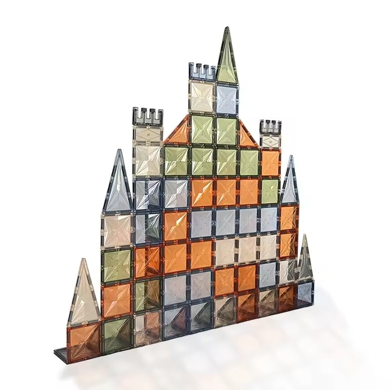 Set Imanes Bloques Magneticos 200 piezas