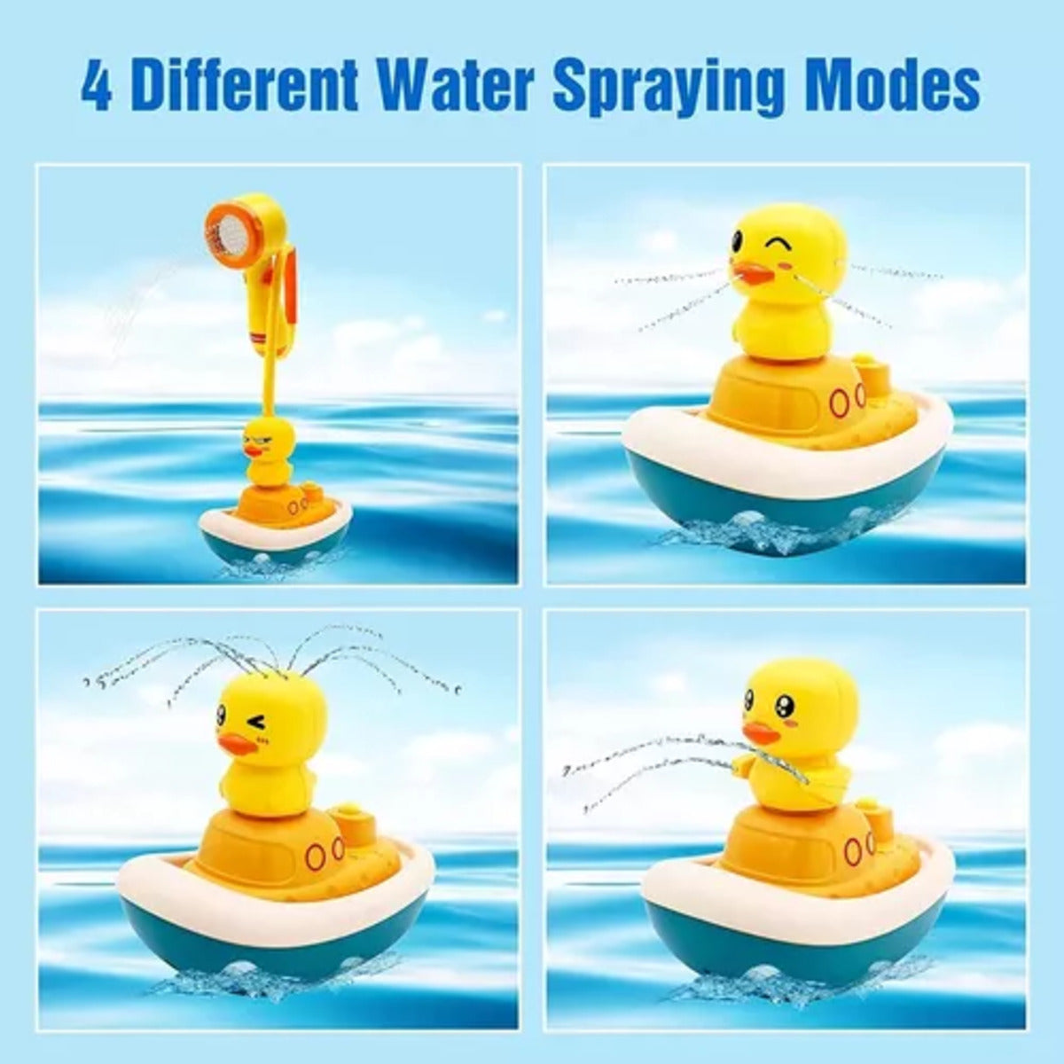 Ducha de patitos para baños