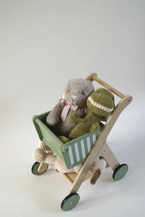 Carrito Supermercado de Madera