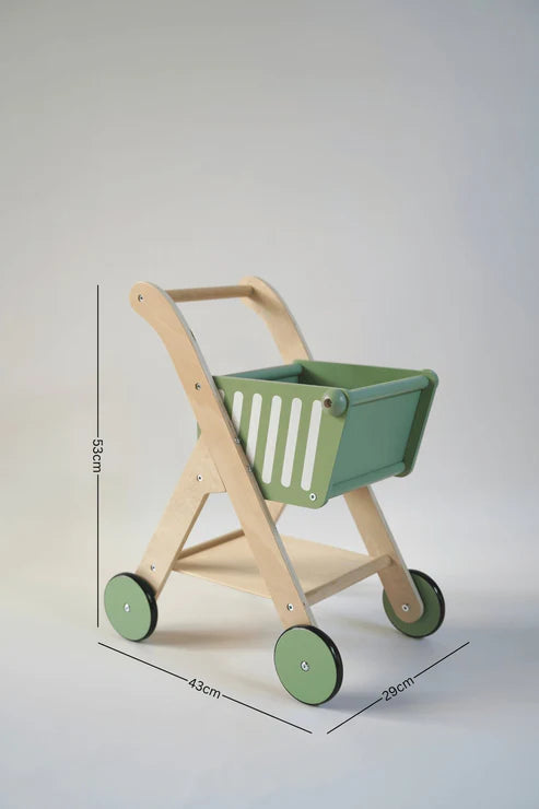 Carrito Supermercado de Madera