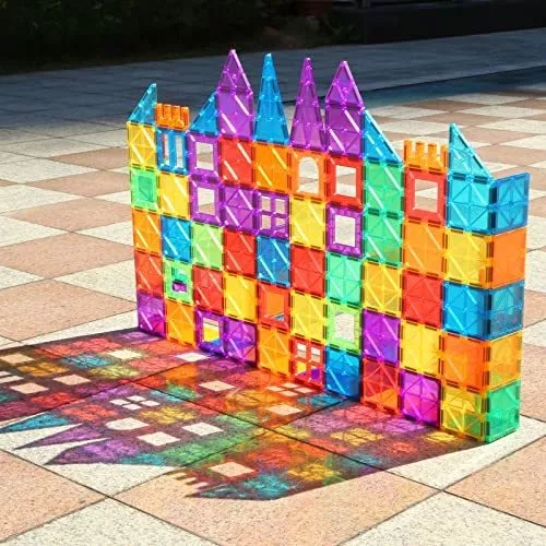 Set imanes bloques magnetic 100 piezas