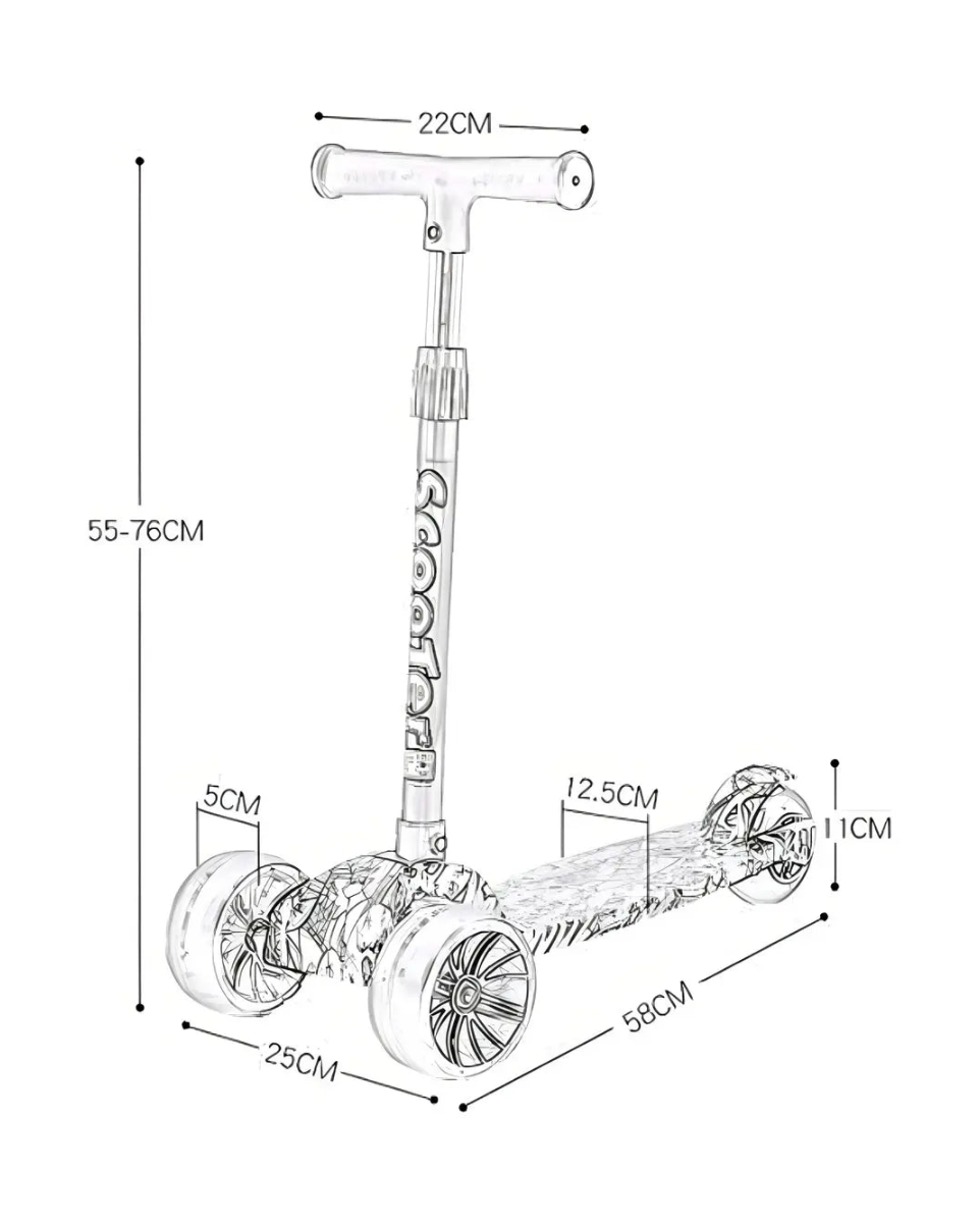 Scooter Colores y Luces Led