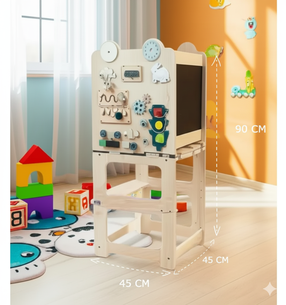 Torre de aprendizaje sensorial  Escritorio Montessori
