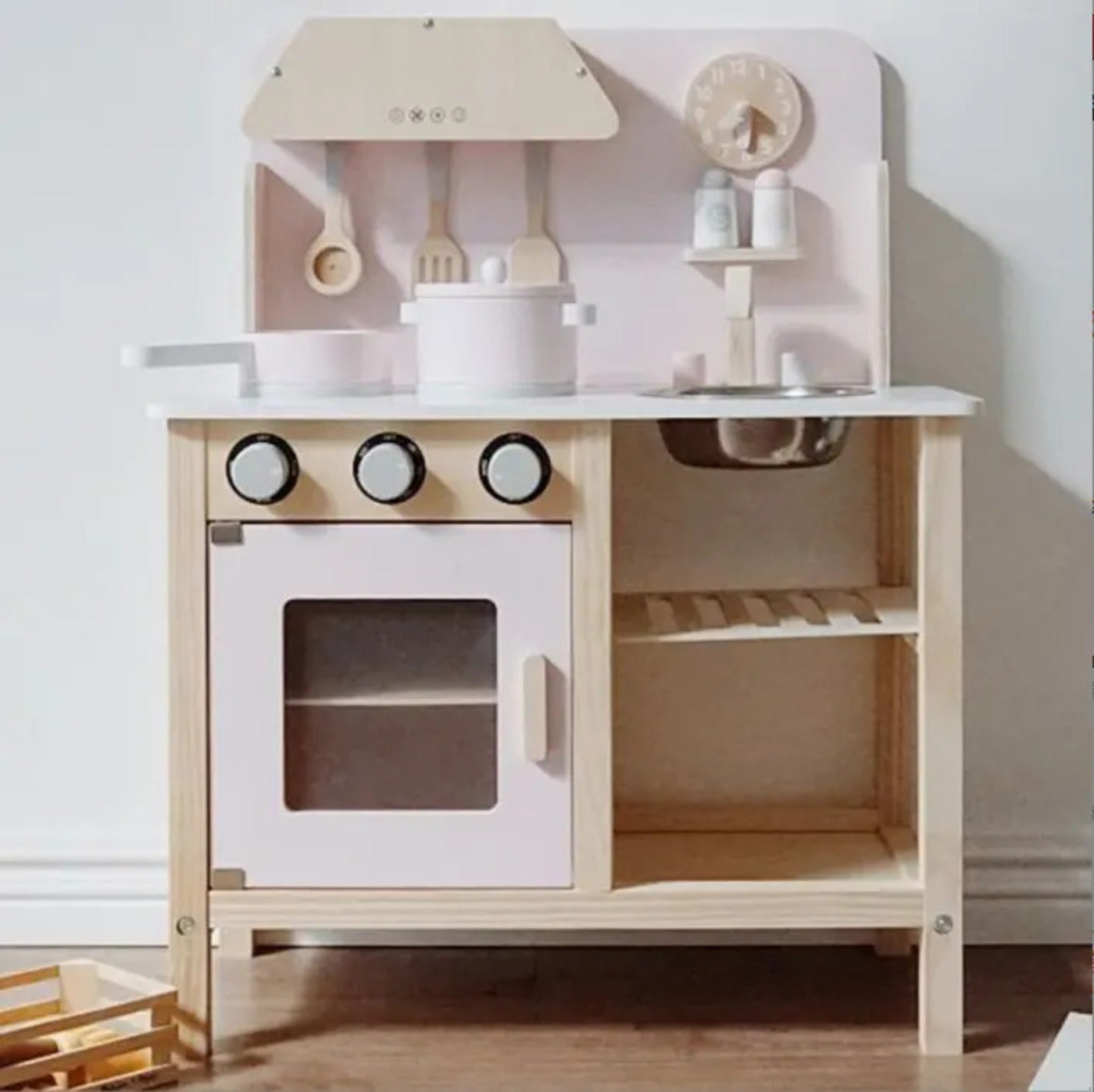 Cocina de madera didáctica infantil
