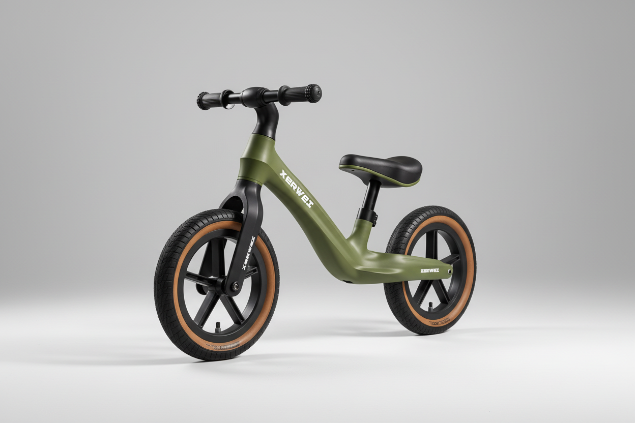 Bicicleta Equilibrio Verde