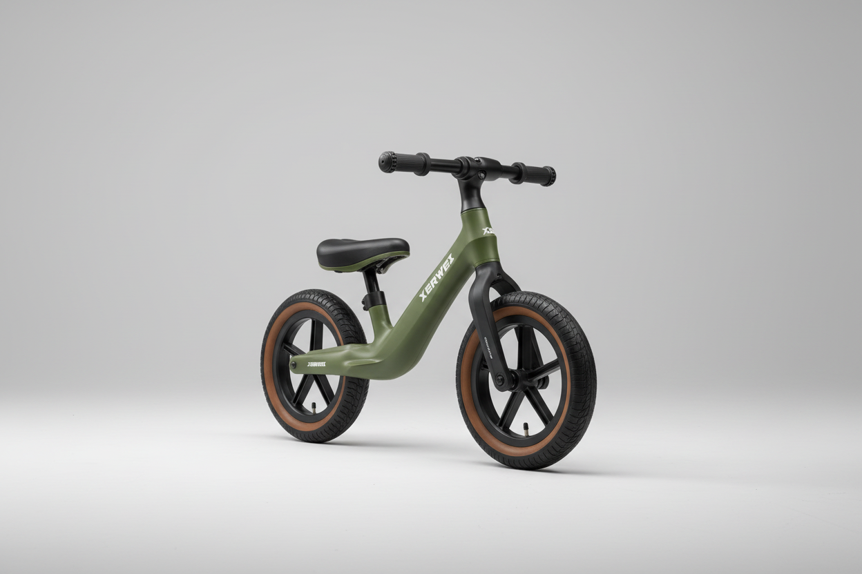 Bicicleta Equilibrio Verde