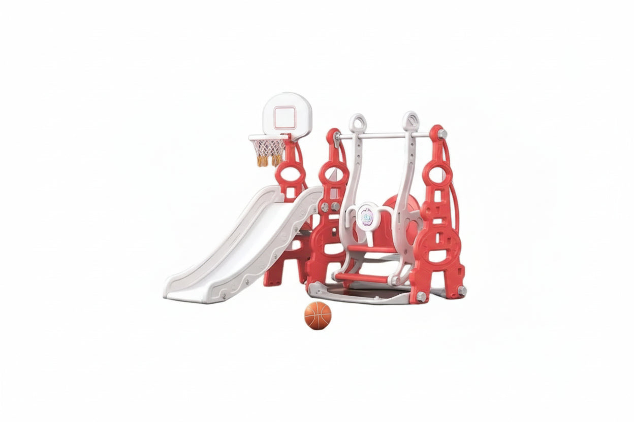 Centro de Juegos 3 en 1 - Resbalin, Columpio y Básquetbol
