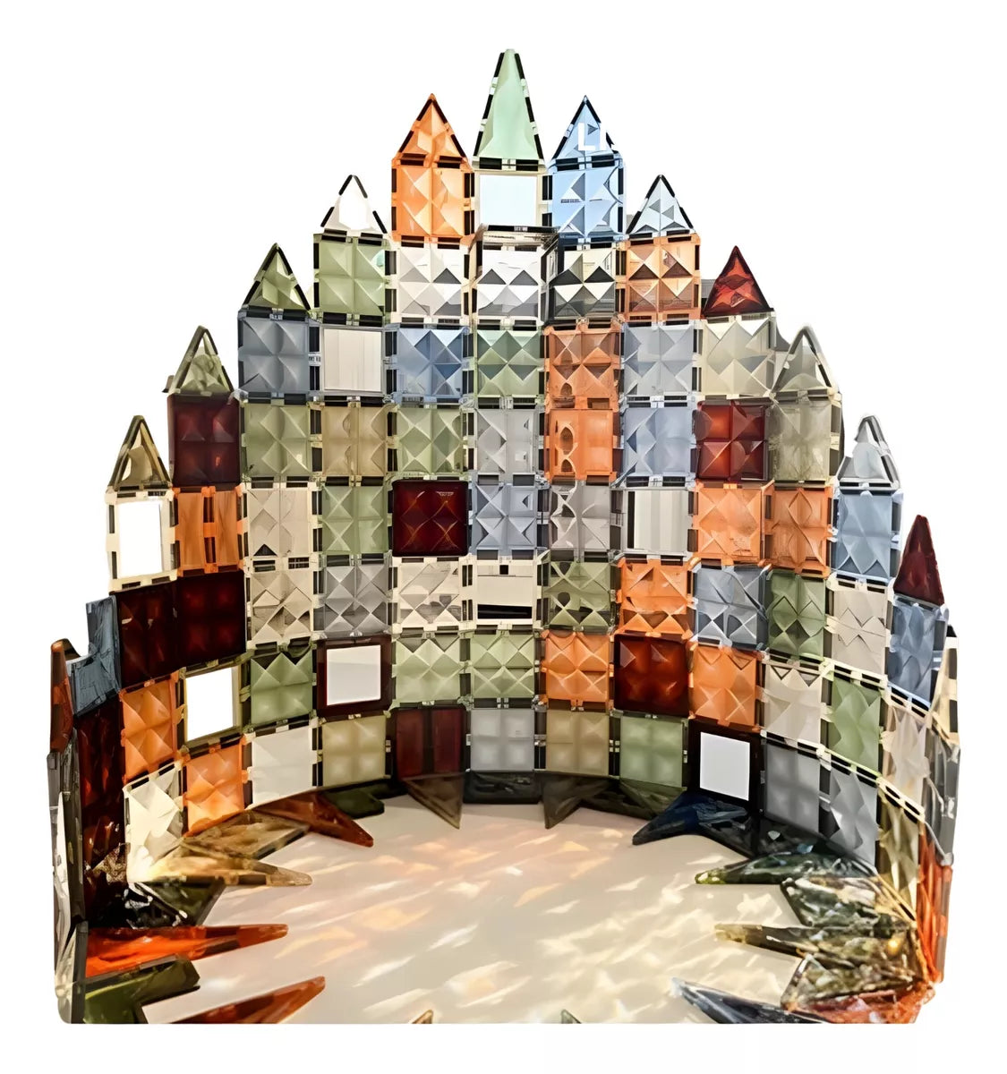 Set Imanes Bloques Magneticos 200 piezas